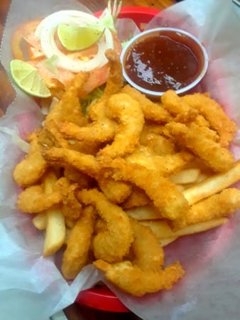 Order Shrimp Basket w/fries and can pop food online from Taste of Chicago store, Chicago on bringmethat.com