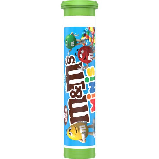 Order M&Ms Milk Chocolate Minis Candy Tube food online from Exxon Food Mart store, Port Huron on bringmethat.com
