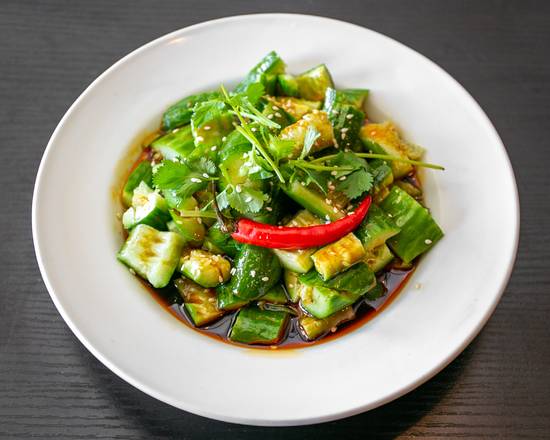 Order Cucumber Salad 手拍黃瓜 food online from Yunnan Crossing Bridge Noodle store, Columbus on bringmethat.com