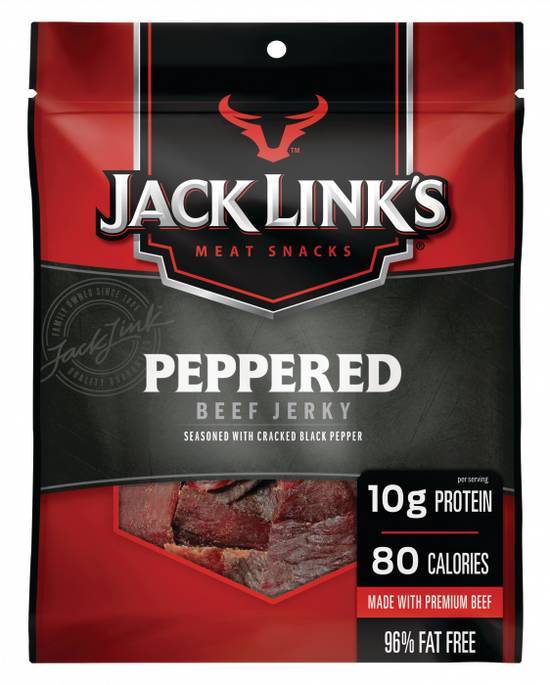 Order Jack Links Beef Jrky Peppered (3.25 oz) food online from ampm store, SAN BRUNO on bringmethat.com