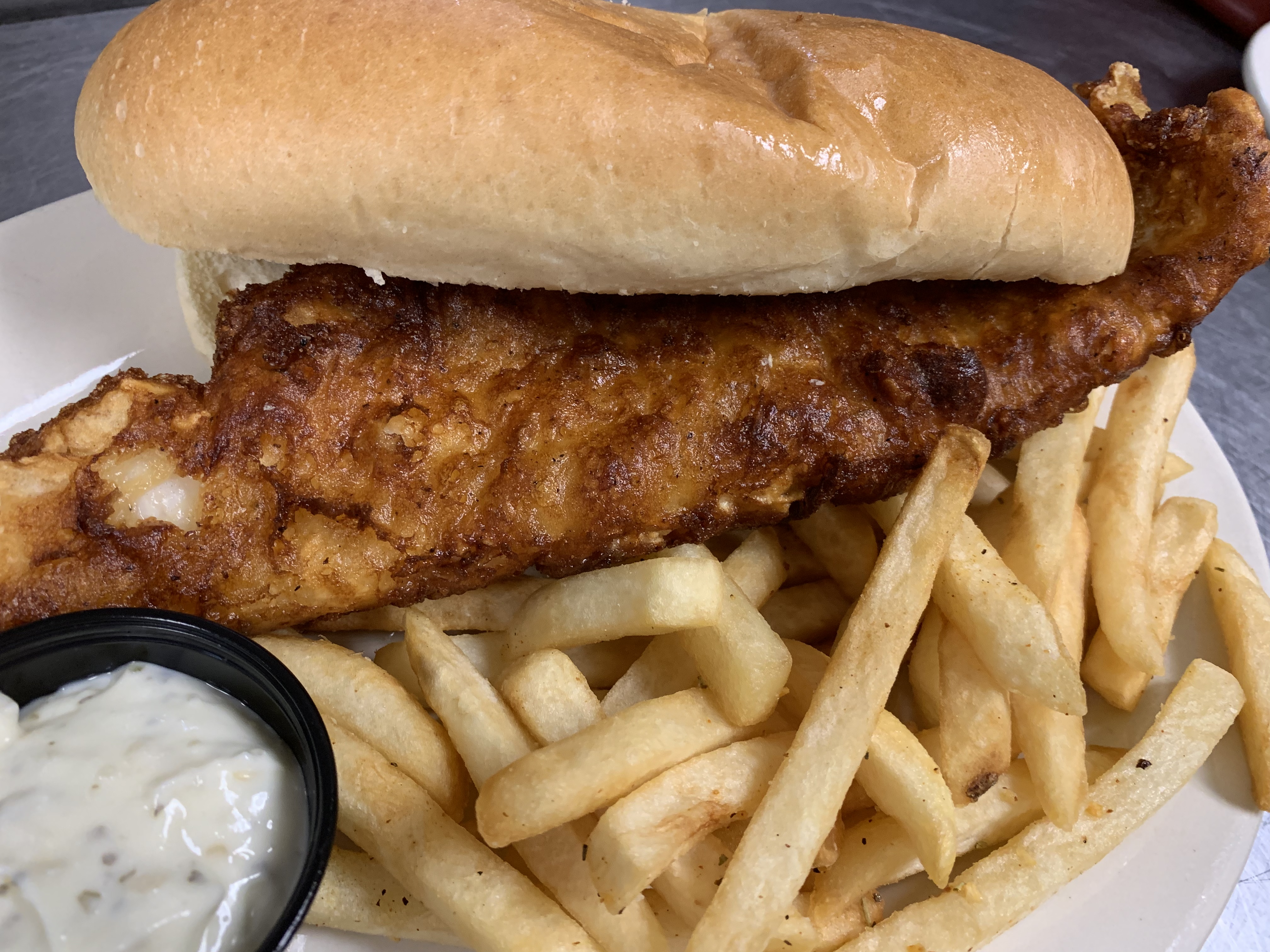 Order Colin's Fish Sandwich food online from Level 20 Sports Restaurant store, Bethel Park on bringmethat.com