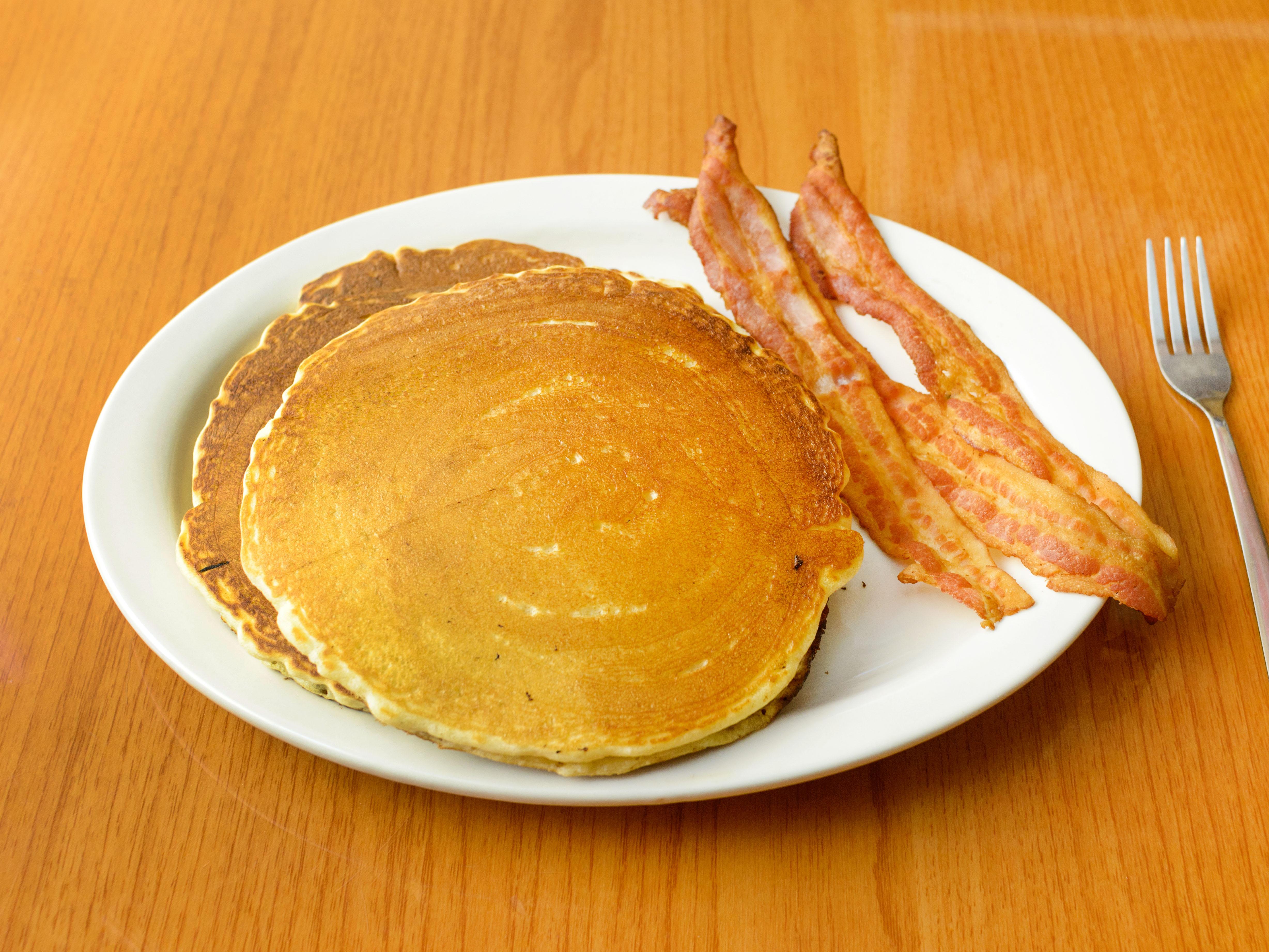 Order Small Stack of Pancakes food online from Onion Roll store, Oak Park on bringmethat.com