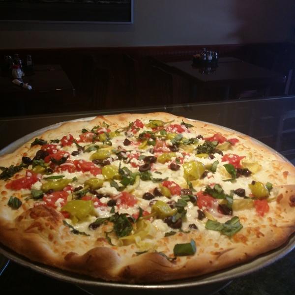 Order Greek Pizza food online from Vito's Gourmet Pizza store, Fort Lauderdale on bringmethat.com