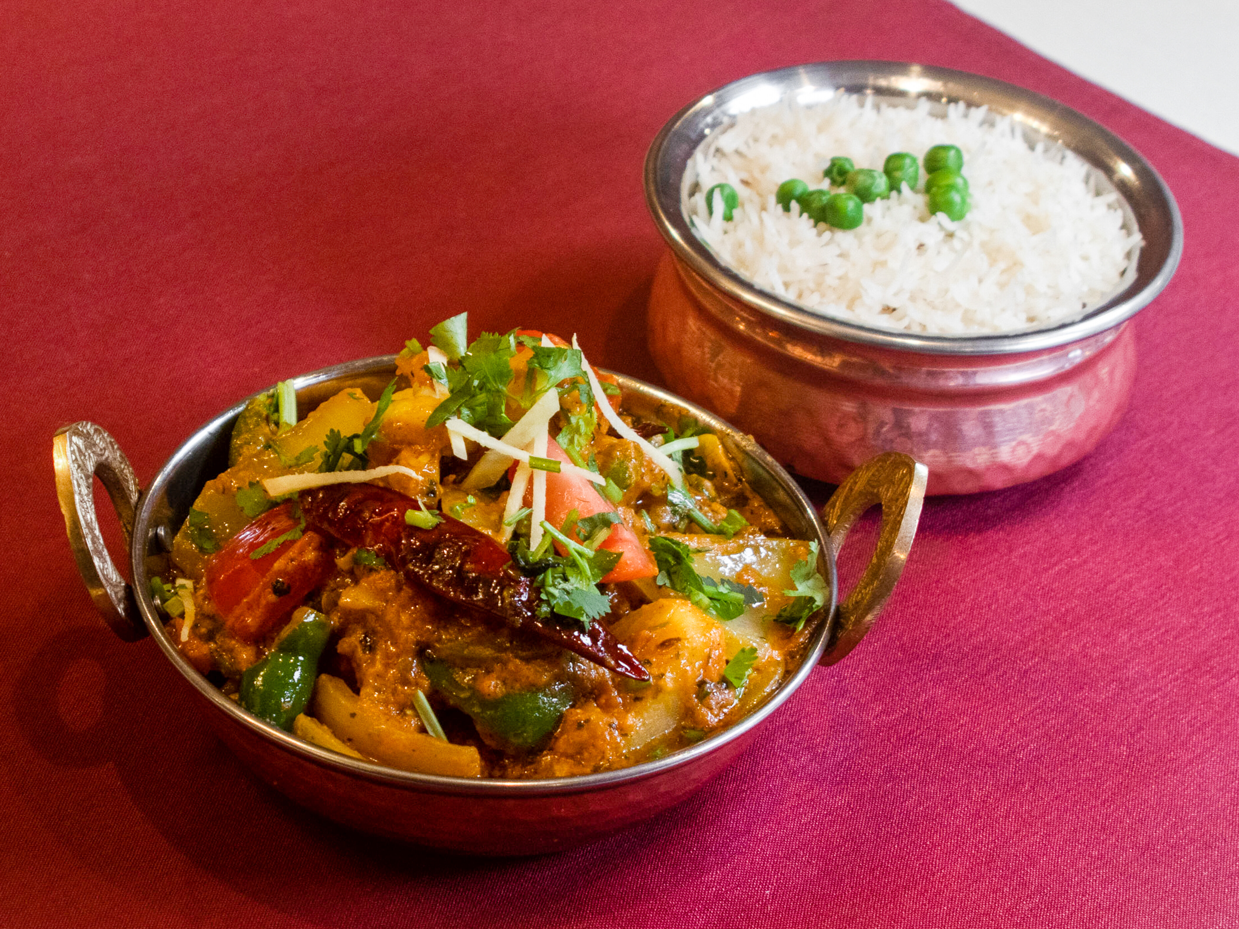 Order Kadai Shrimp food online from Raaga Tandoor store, Burke on bringmethat.com