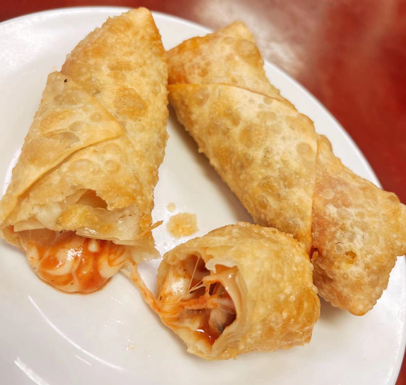 Order Pizza Roll (2) food online from Pearl Chinese Restaurant store, Raleigh on bringmethat.com