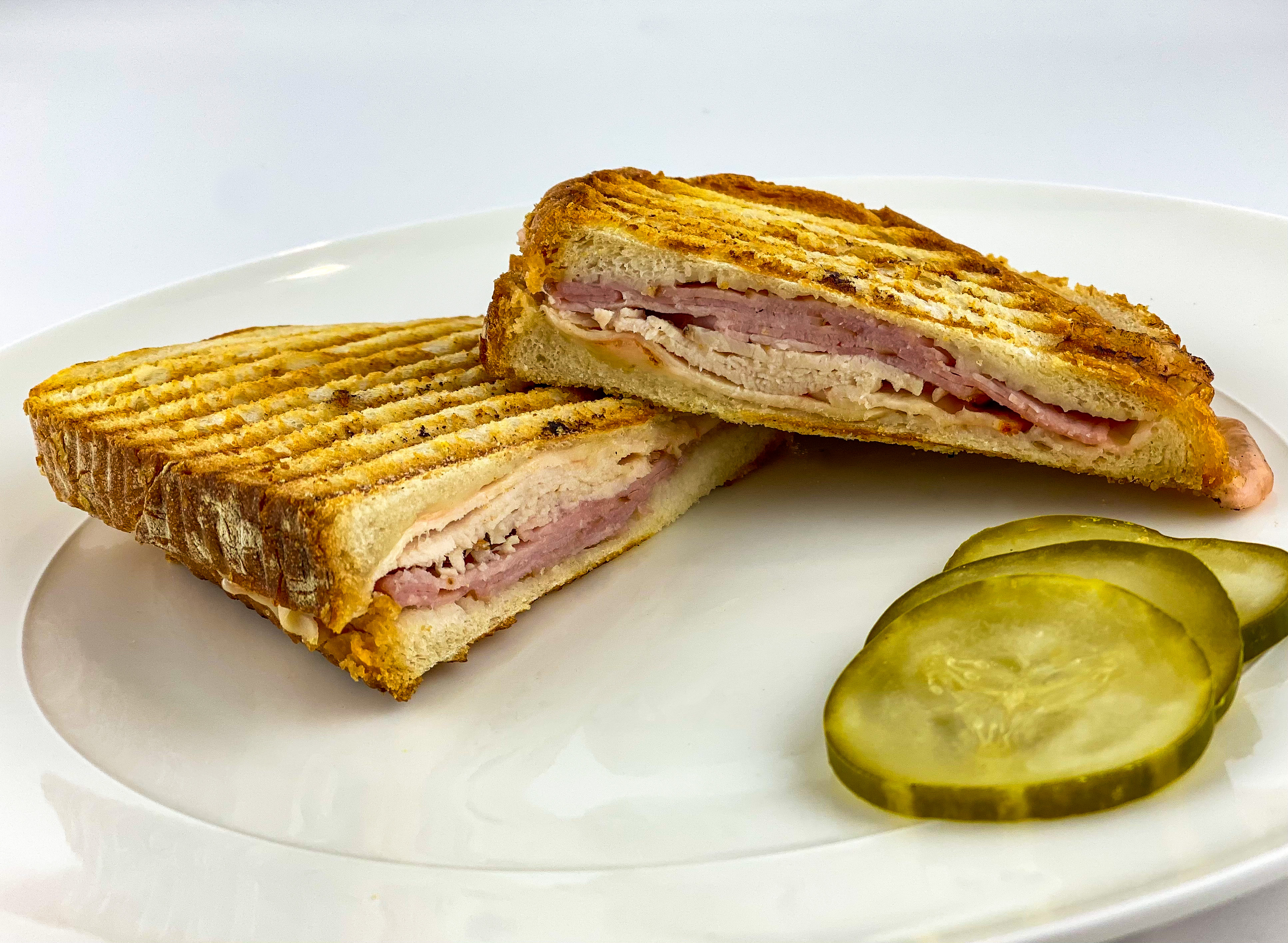 Order Tuscan Panini  Sandwich food online from Nadler Bakery & Deli store, San Antonio on bringmethat.com