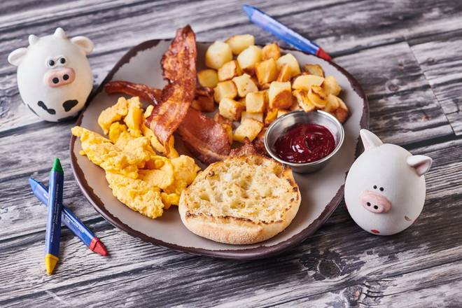 Order Kid's Classic Breakfast food online from Egg Harbor Cafe store, Chicago on bringmethat.com