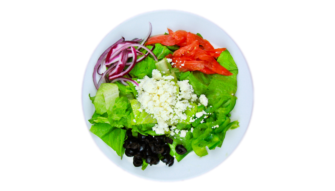 Order Greek Salad food online from The Mad Cook Pizza store, Nashville on bringmethat.com