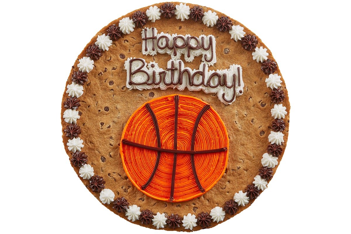 Order Birthday BBall - B1039 food online from Great American Cookies - Bel Air Mall store, Mobile on bringmethat.com