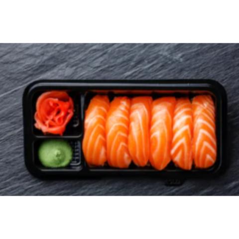 Order #1. Salmon Lovers Box food online from Oma'oma'o Poke & Sushi store, Omaha on bringmethat.com