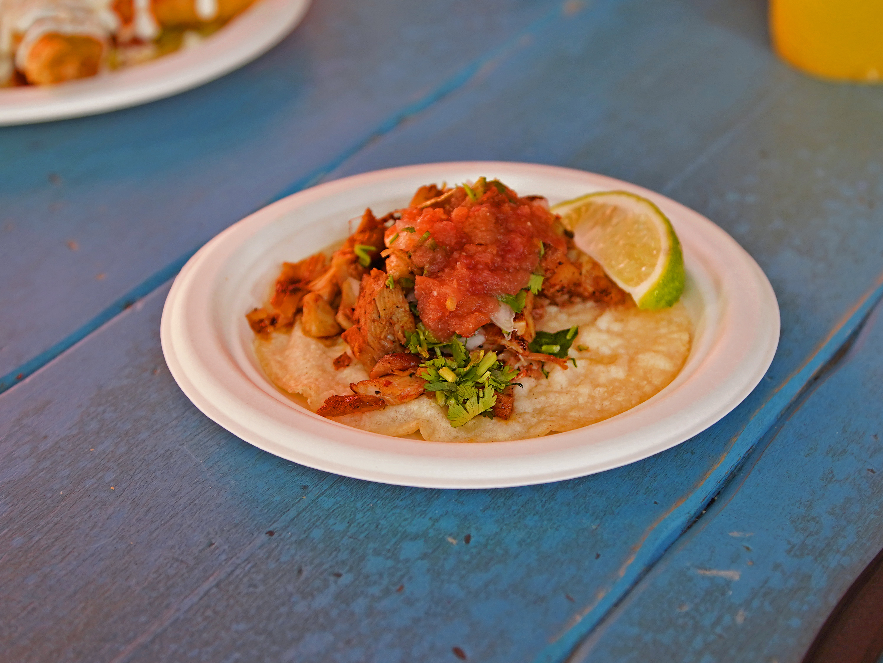 Order Pollo al Pastor Taco food online from Pinches Tacos store, Los Angeles on bringmethat.com