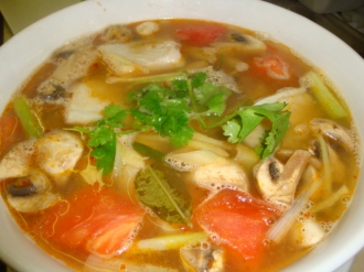 Order 81. Tom Yum Kai food online from Nine & Nine Thai Kitchen store, Pasadena on bringmethat.com