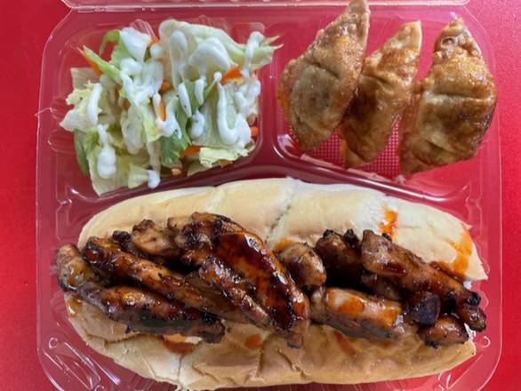 Order Chicken BBQ Sandwich food online from Authentic Filipino Food LGM Delicacies store, Portland on bringmethat.com