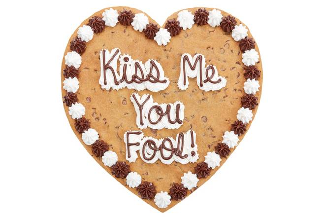 Order Kiss Me You Fool! - HV2003 food online from Great American Cookies store, Denton on bringmethat.com
