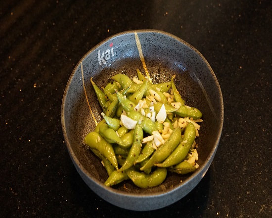 Order D13 Garlic Butter Edamame food online from Ginza Sushi store, Torrance on bringmethat.com
