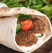 Order Falafel Wrap food online from Sam's Pita & Kabab store, Riverside on bringmethat.com