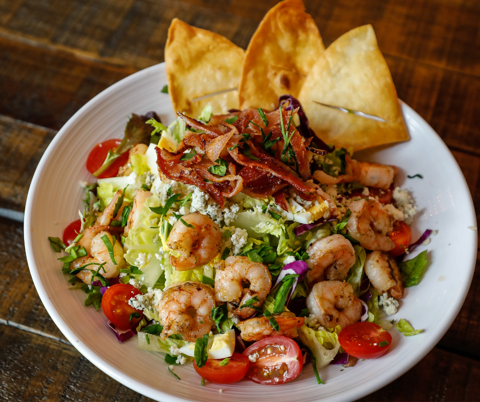 Order Chopped Shrimp Boat Salad food online from Wharf Casual Seafood Dothan store, Dothan on bringmethat.com