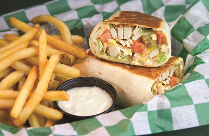 Order Grilled Chicken Wrap food online from Beef O'Brady's store, Granger on bringmethat.com