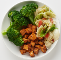 Order 3 Veggie Plate Combo food online from Luby's store, McAllen on bringmethat.com