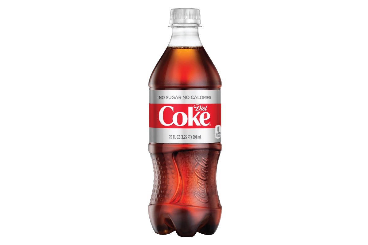 Order 20oz Bottled Diet Coke food online from Pizzarev store, Rowland Heights on bringmethat.com