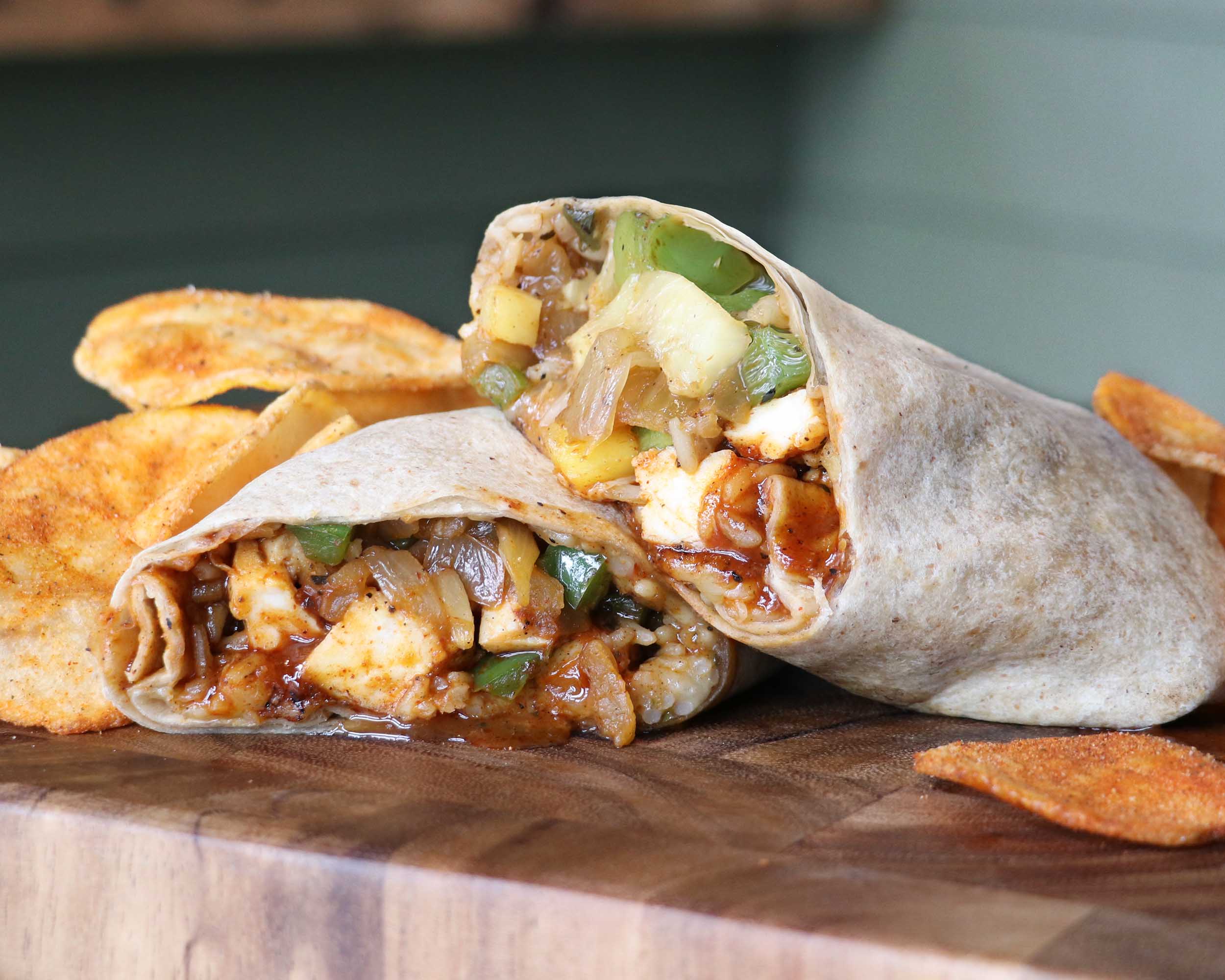 Order Spicy Luau Wrap food online from Scotty's brewhouse store, Bloomington on bringmethat.com