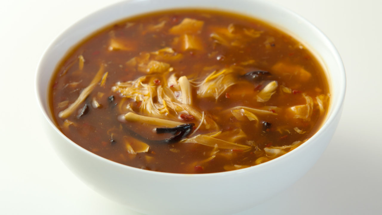 Order 20. Hot and Sour Soup(Spicy) food online from Chen's Yummy House store, Dumont on bringmethat.com
