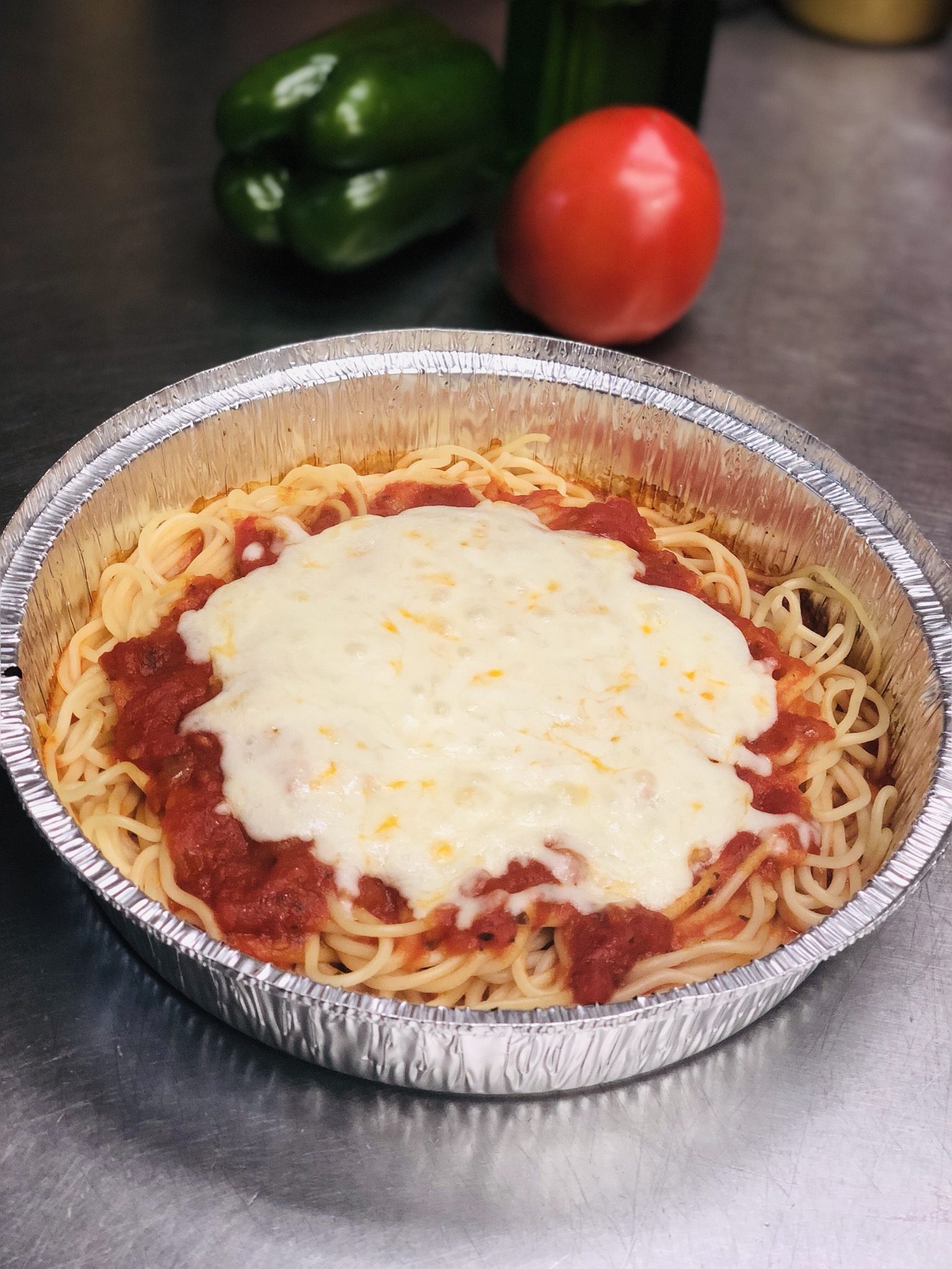 Order Spaghetti food online from Gusto Pizza store, Delmar on bringmethat.com