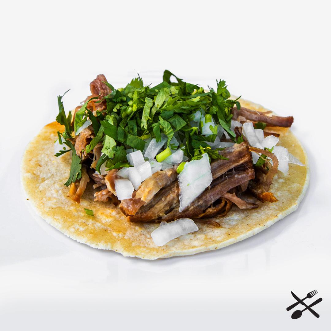 Order Carnitas Taco food online from Spanglish Kitchen store, Alhambra on bringmethat.com