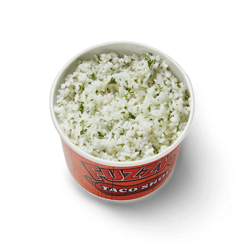 Order Cilantro-Lime Rice food online from Fuzzy Taco Shop store, Waco on bringmethat.com