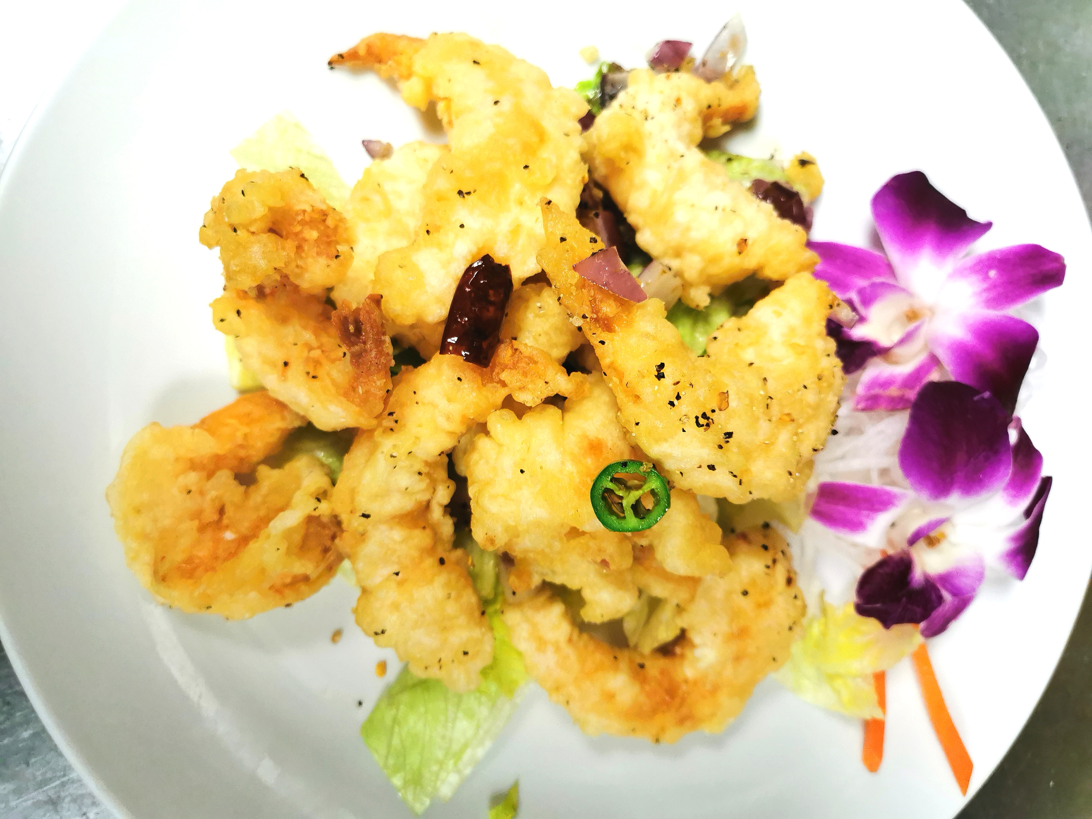 Order Spicy Pepper Shrimp food online from May Island store, Alexandria on bringmethat.com