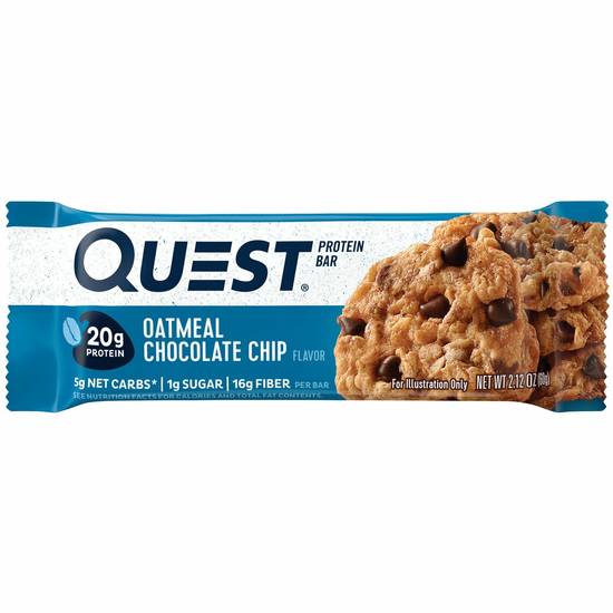 Order Quest Protein Bar - Oatmeal Choc Chip food online from IV Deli Mart store, Goleta on bringmethat.com