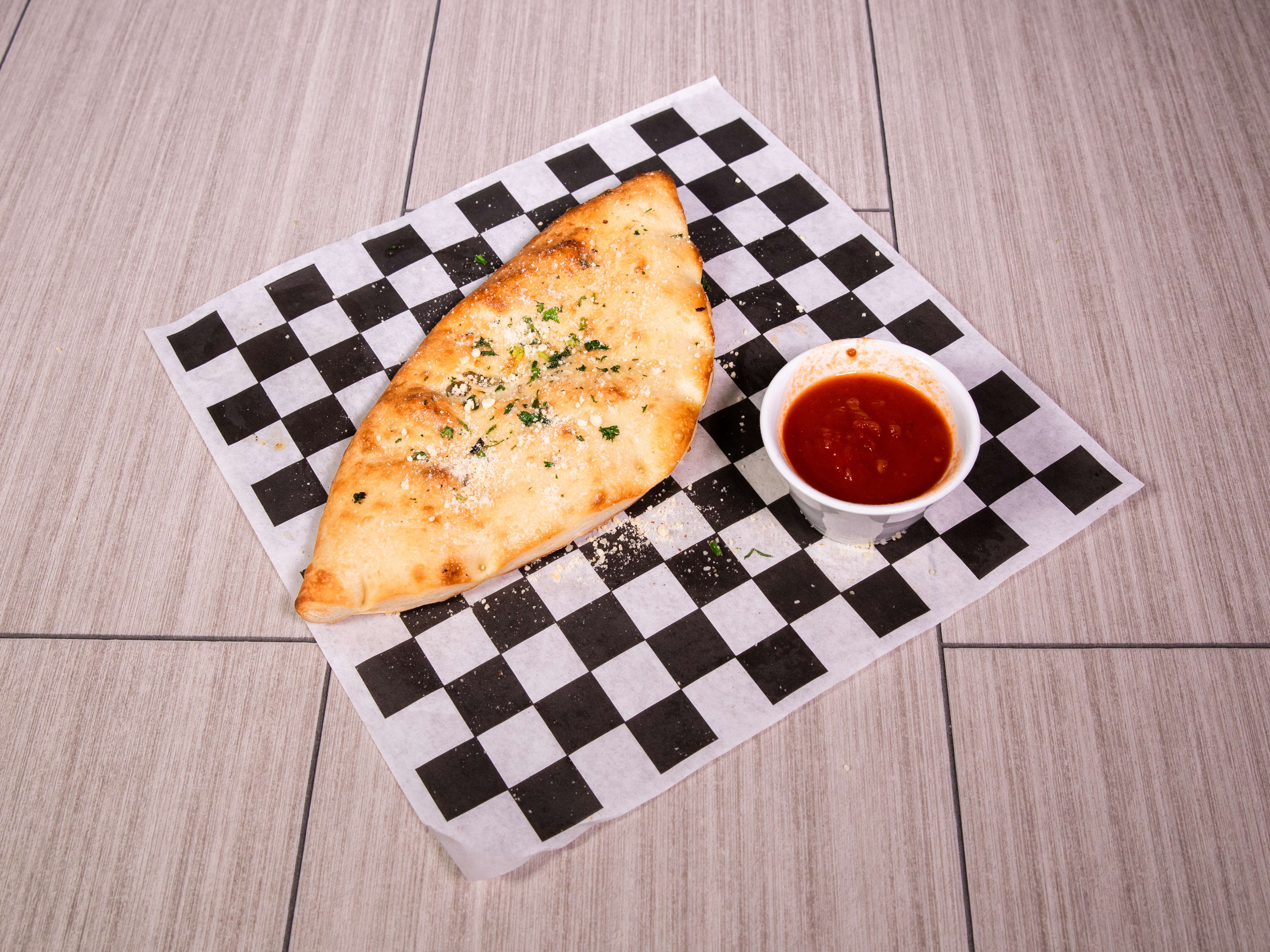 Order Create Your Own Calzone food online from Russo's New York Pizzeria store, Tomball on bringmethat.com