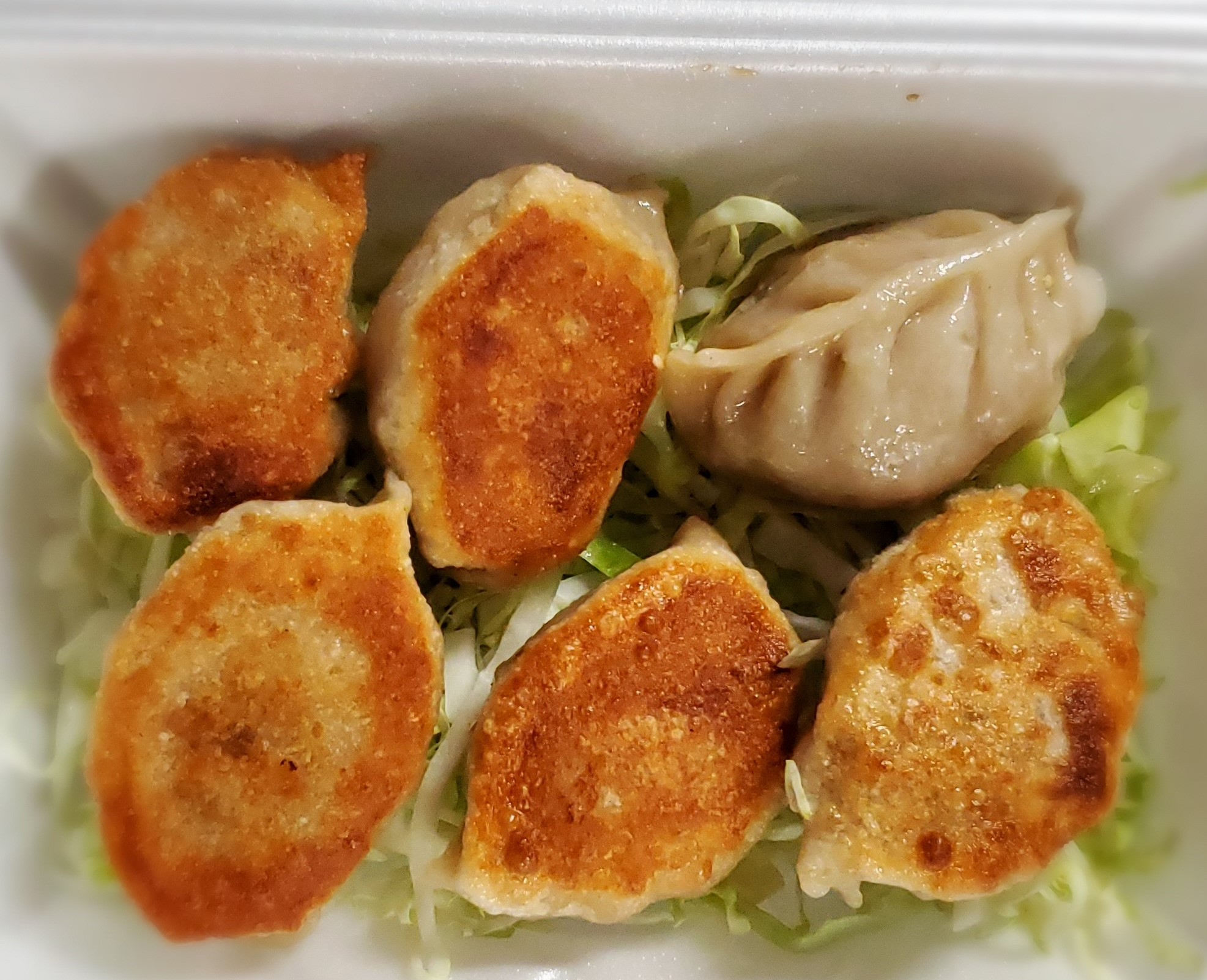 Order A. Pot Stickers food online from New Ho Ho Gourmet Restaurant store, Salt Lake City on bringmethat.com