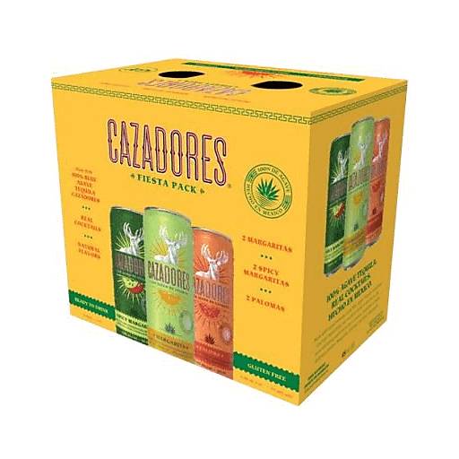 Order Cazadores Fiesta Pack (6PKC 355ML) 140420 food online from Bevmo! store, Ladera Ranch on bringmethat.com