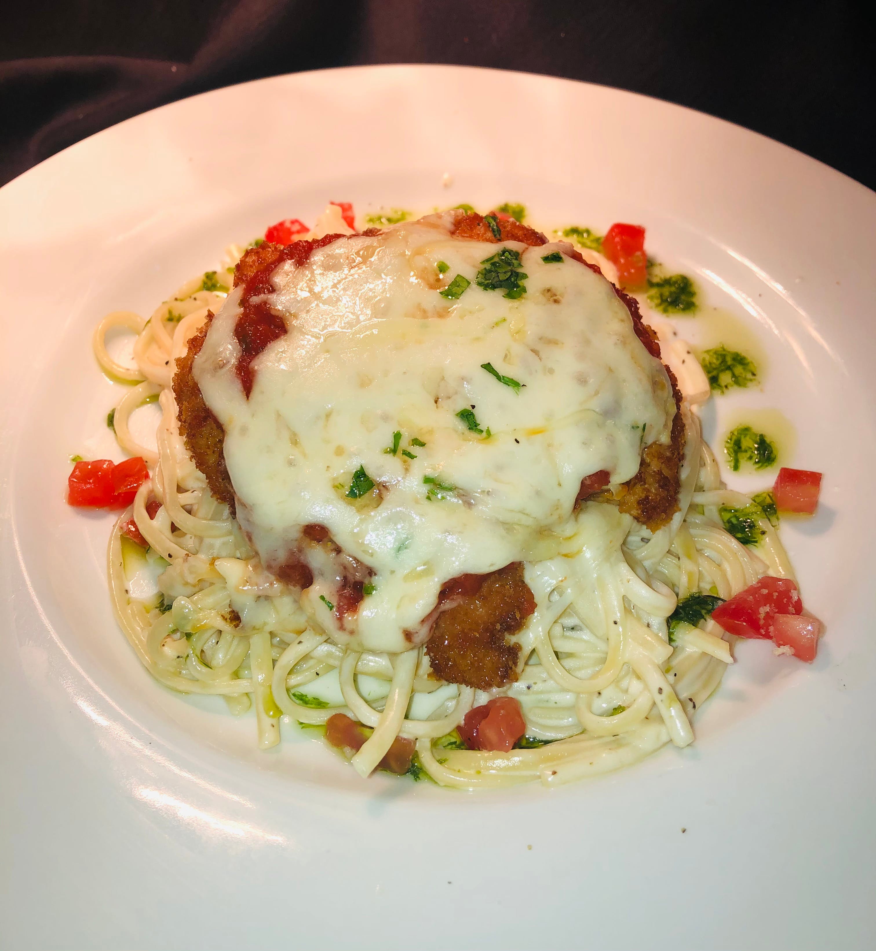 Order Chicken Milanese Lunch - Entree food online from Martini Italian Bistro store, Louisville on bringmethat.com