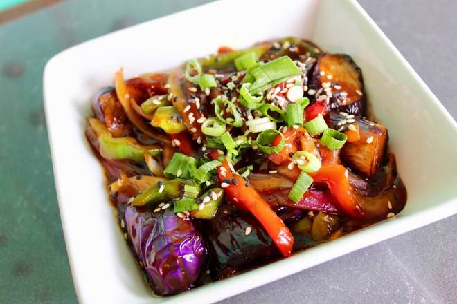 Order Sichuan Japanese Eggplant food online from Starfish store, Laguna Beach on bringmethat.com