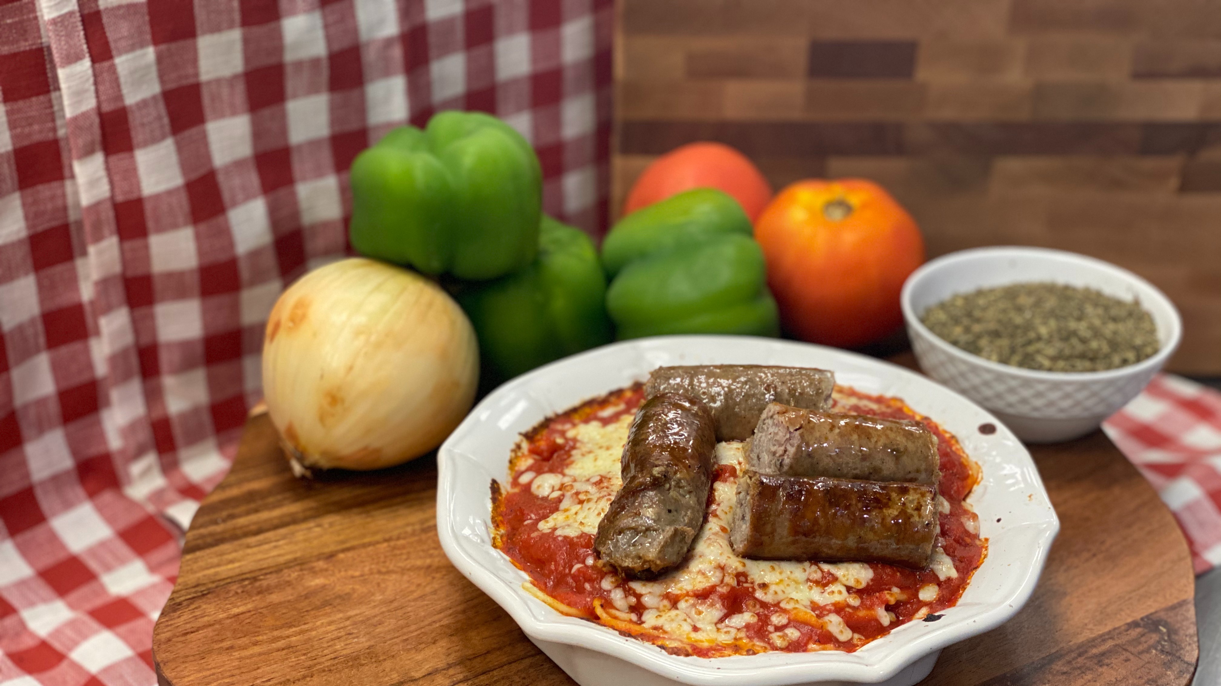Order Spaghetti with Sausage food online from Manny & Olgas Pizza store, Washington on bringmethat.com