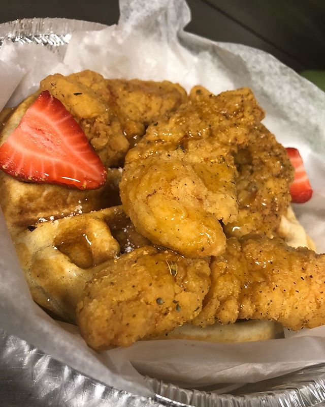 Order Chicken and Waffles food online from Cupcake Cutie Boutique store, Mount Vernon on bringmethat.com