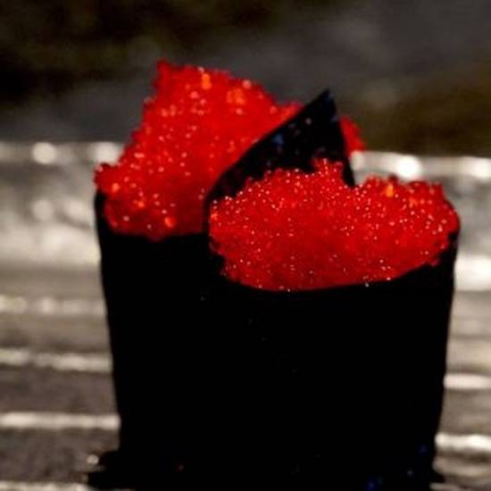 Order TOBIKO (FLYING FISH ROE) (1 PC) food online from Mori store, Mcallen on bringmethat.com