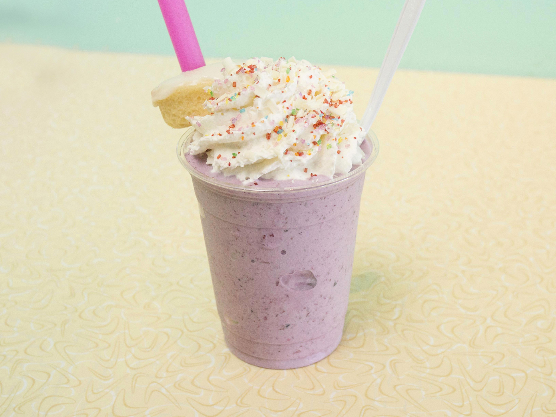 Order White Chocolate Cherry Shake food online from Great Shakes store, Palm Springs on bringmethat.com