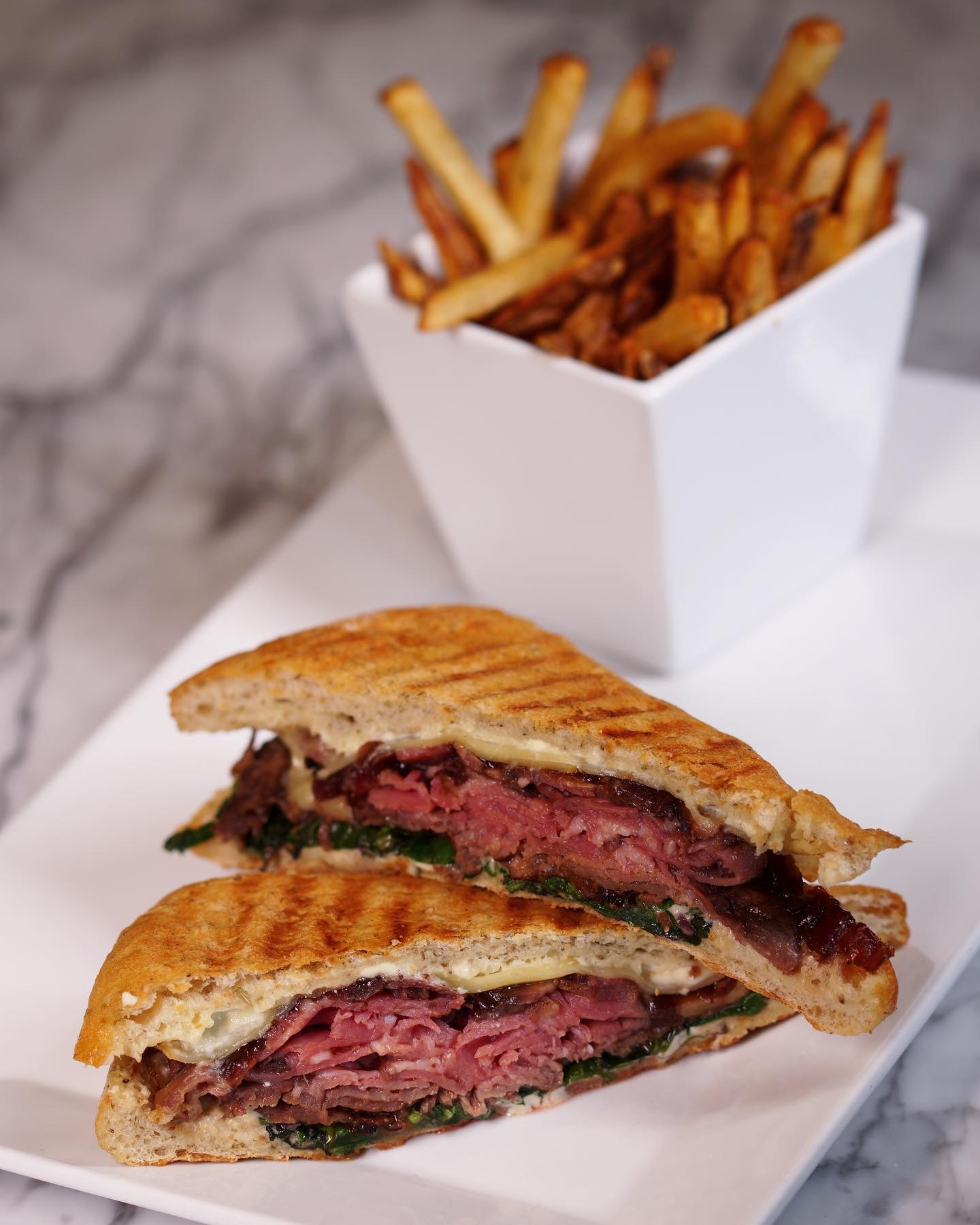 Order Prime Rib Panini food online from Cafe Del Sol store, Martinsburg on bringmethat.com