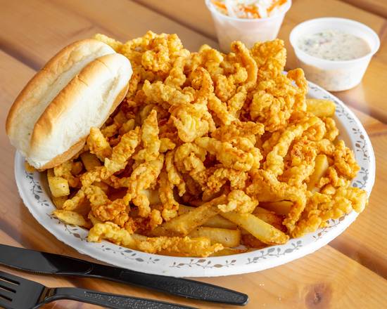 Order Fried Clam Strip Dinner food online from The Beach Plum store, Portsmouth on bringmethat.com