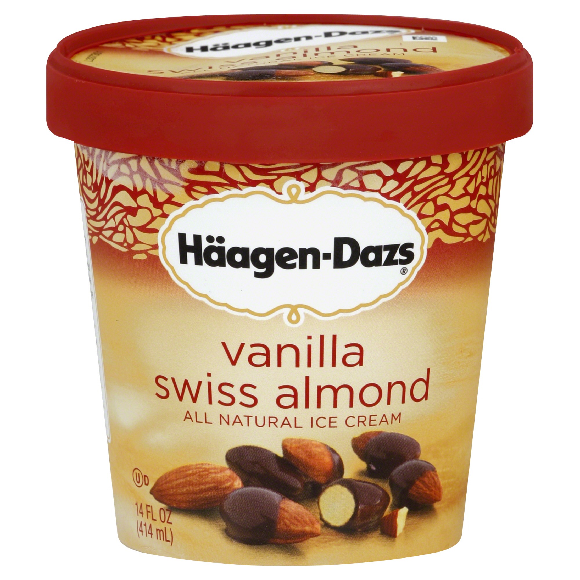 Order Haagen Dazs Ice Cream, Vanilla Swiss Almond - 14 fl oz food online from Rite Aid store, Antelope on bringmethat.com