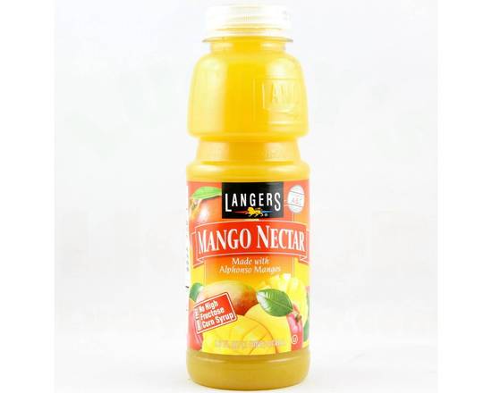 Order Langers Mango Nectar Juice, 16 oz. food online from Central Liquor Market store, Los Angeles on bringmethat.com