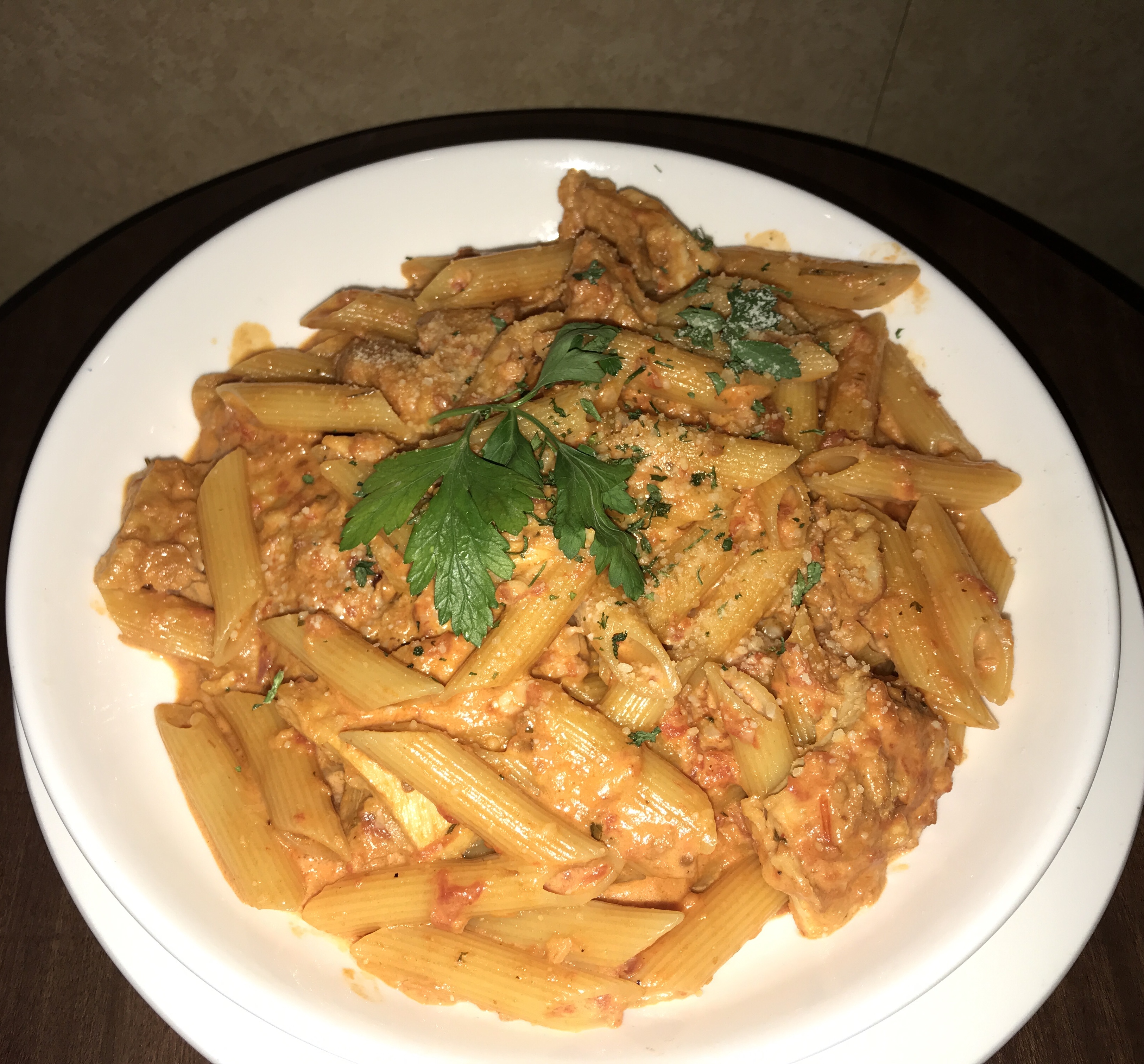Order Penne Vodka with Chicken food online from The Original Venice Restaurant store, Bronx on bringmethat.com