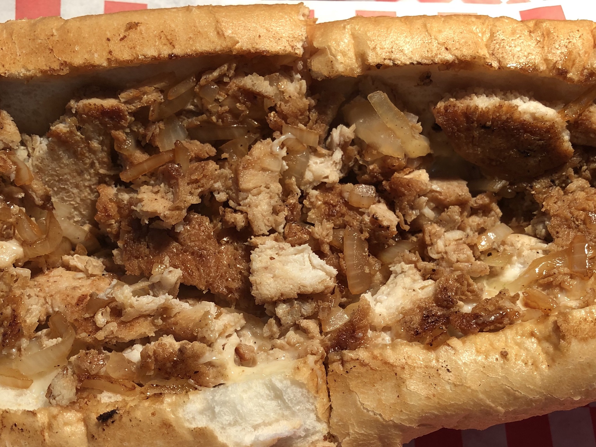 Order 10. Chicken Cheesesteak food online from Big Tony's West Philly Cheesesteaks store, Dallas on bringmethat.com