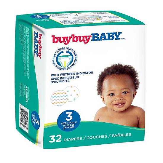 Order buybuy BABY™ 32-Count Size 3 Jumbo Diapers in Circles and Stars food online from Buybuy Baby store, Tulsa on bringmethat.com