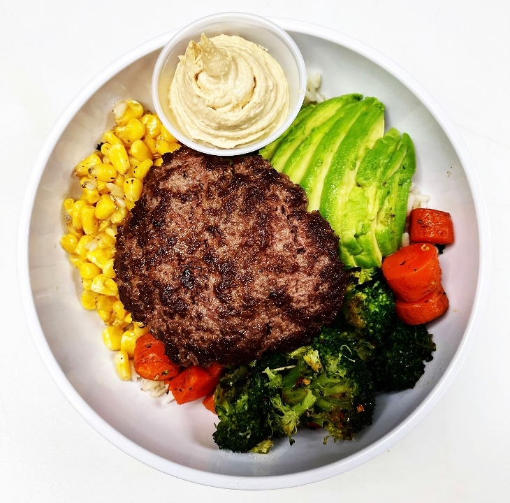 Order BYO Burger Bowl food online from Stuffed Grass Fed Burgers store, Montclair on bringmethat.com