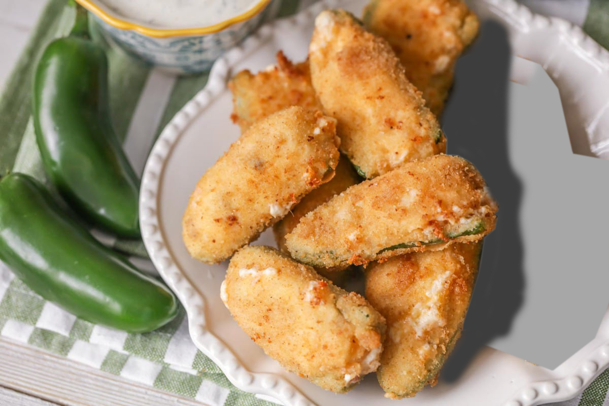 Order Stuffed Jalapeno Poppers food online from Surfside Pizza store, San Clemente on bringmethat.com