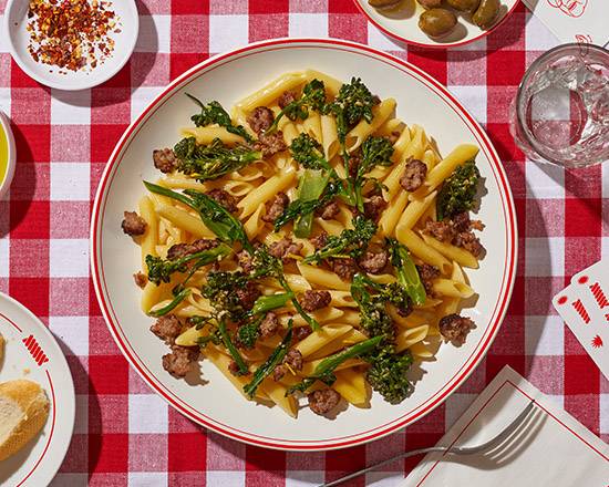 Order Penne with Sausage and Broccoli Rabe food online from Fusilli Fusilli store, Bakersfield on bringmethat.com